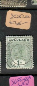 ZULULAND (PP1005B)  QV  1/-  SG 25  VFU 