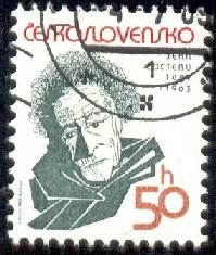 Jean Cocteau, Poet, Czechoslovakia SC#2733 used