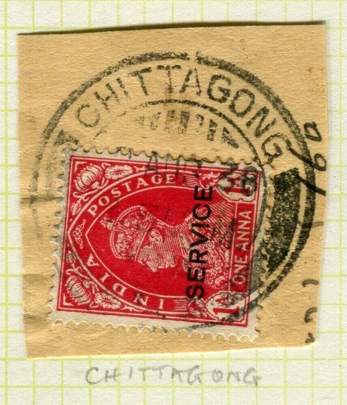 INDIA; POSTMARK fine used cancel on GVI issue, Chittagong PIECE 