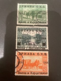 Yugoslavia sc Bosnia + Herzegovina 1L6,1L7,1L12 uhr