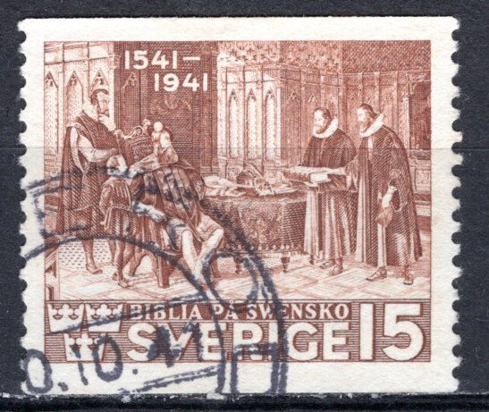 Sweden; 1941: Sc. # 317: Used Single Stamp