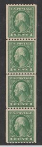 U.S. Scott #441 Washington Stamp - Mint NH Line Strip of 4