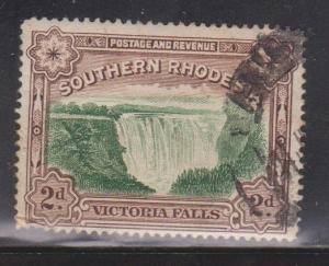 SOUTHERN RHODESIA Scott # 37 Used - Victoria Falls