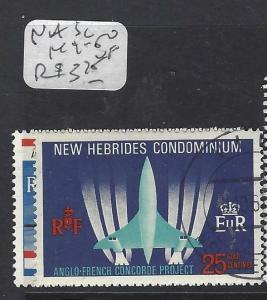 BRITISH  NEW HEBRIDES (P0601B) AIRPLANE SG 149-150   VFU