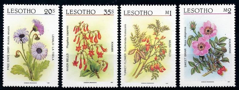 [67248] Lesotho 1987 Flora Flowers Blumen  MNH