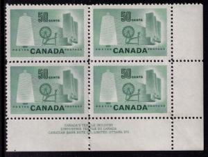 Canada # 334iv Mint VF NH Plate 1 LR Cat $ 30