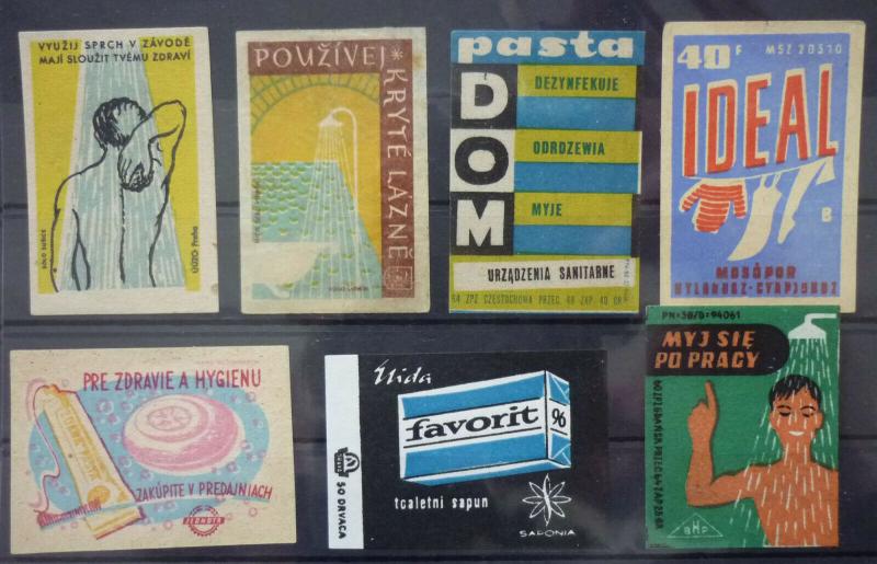 Match Box Labels! hygiene detergent serbia czechoslovakia GJ2