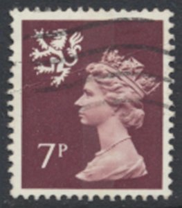 Scotland GB  Machin 7p SG S24  Used   1 band  SC# SMH8  see details