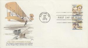 1978 Wright Brothers (Scott C91-92) 3 Fleetwood FDC