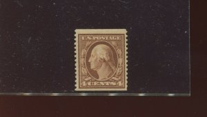 Scott 354 Washington Mint Coil NH Stamp with William T Crowe Cert (Stock 354-2)