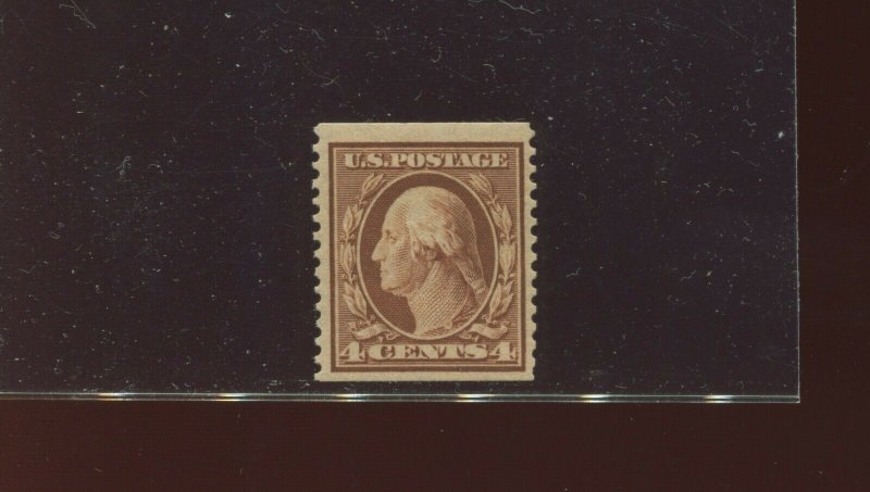 Scott 354 Washington Mint Coil NH Stamp with William T Crowe Cert (Stock 354-2)