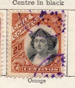 Chile 1905 Early Issue Fine Used 20c. NW-255694