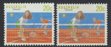 Australia SG 1176 &1176a SC# 1116 & 1116A Tennis pair Used / FU  see details
