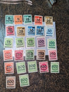 Germany # 241 mh, 242 u, 243-245 mh, 246 u, 247-264 mh, 265-266 mh