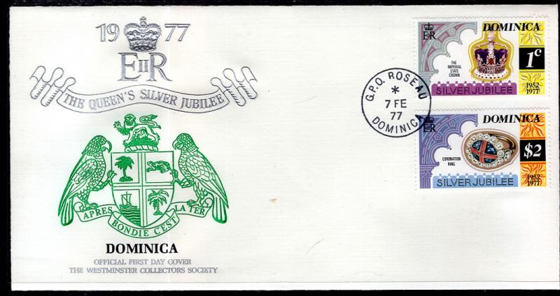 Dominica 521,525 U/A FDC