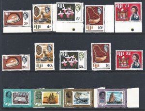 1967-70 FIJI, Yvert No. 208 to No. 282 - MNH**