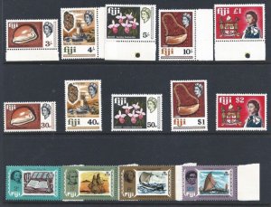 1967-70 FIJI, Yvert n. 208/282 MNH/**