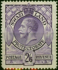 Swaziland 1933 2s6d Bright Violet SG18 Fine MM