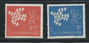 Luxembourg 382-3 1961 Europa set MNH