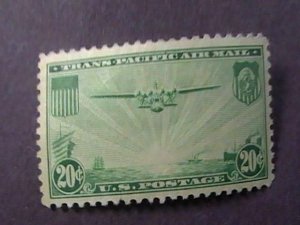 U.S. # C21--MINT NEVER/HINGED----AIR-MAIL----SINGLE----GREEN--1937