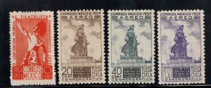 Mexico Scott 747, C94-C96 MH* stamp set