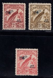 MOMEN: PAPUA NEW GUINEA SG #200-202 1932 MINT OG NH £165+ LOT #67804*