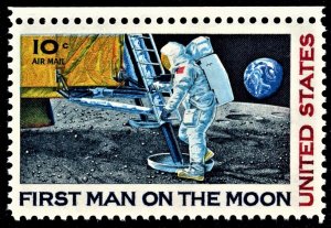 US C76 MNH VF 10 Cent First Man On The Moon!