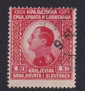 Yugoslavia   #31  used 1924  King Alexander  1d