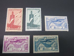 French Morocco 1939 Sc C20-3,26 MH