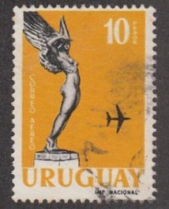 Uruguay # C221, Flight Monument, used.