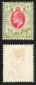 Orange Free State SG144 4d wmk CA M/M Cat 38 pounds