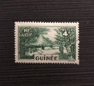 Stamp French Guinea Scott #130 H