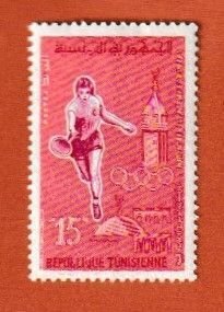 TUNISIA SCOTT#375 1960 15m OLYMPICS - MNH