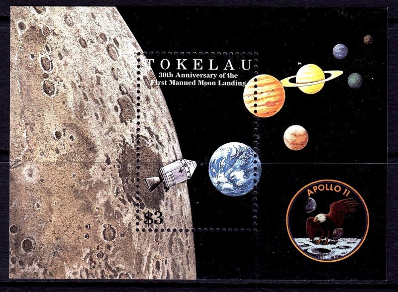 Tokelau 1999 Moon Landing Anniversary Mint MNH Miniature Sheet SC 272