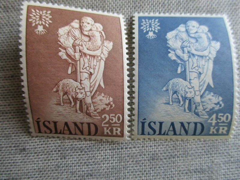 Iceland, Scott#325-326, MNH