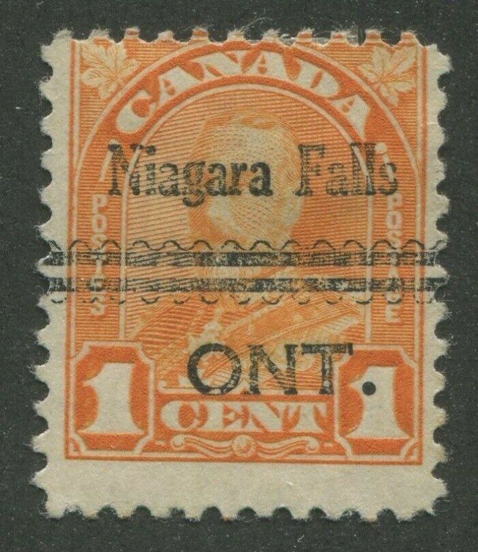 CANADA PRECANCEL NIAGARA FALLS 3-162 