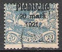 Upper Silesia #34 Plebiscite Issue Used