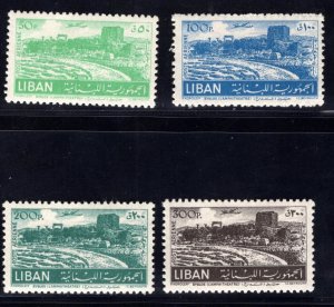 MOMEN: LEBANON #PA78/81 MINT OG NH LOT #67404