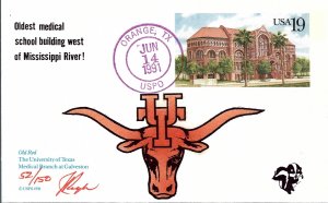 Pugh Designed/Painted University of Texas...52 of 150 created!!