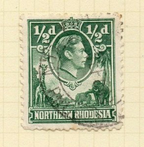 Northern Rhodesia 1938 Early Issue Fine Used 1/2d. NW-167026