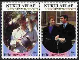 Tuvalu - Nukulaelae 1986 Royal Wedding (Andrew & Ferg...