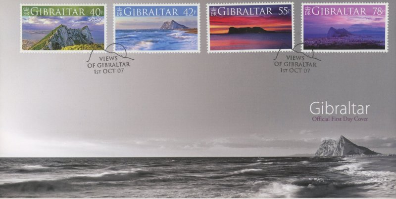 Gibraltar 1104-7 FDC cover landscape (2110 157)