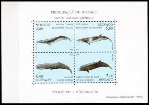 1993 Monaco 2104-107/B54 Marine fauna - Whales 12,00 €