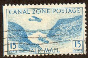Canal Zone  Scott  C10  Used