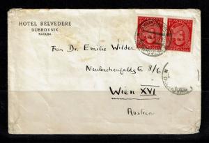 Yugoslavia 1933 Cover to Austria with SC# 79 Pair - Lot 090417