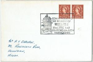 61679 -  GB - POSTAL HISTORY - Special  POSTMARK  1960: SHAKESPEARE