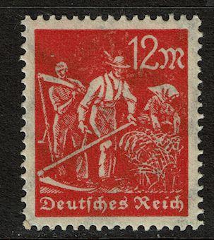 Germany 223 Unused - 12m vermilion (1922)