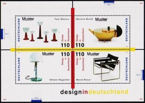 Germany. 1998 Miniature Sheet(Specimen) S.G.MS2865 Unmounted Mint