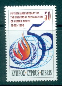 Cyprus 1998 Universal Declaration of Human Rights MUH