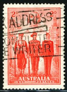 AUSTRALIA #185, USED - 1940 - AUST037